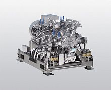 Water-cooled compressor I series pistonairnatural gas