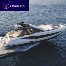 Outboard express cruiser VERVE 42triple-enginestepped hullhard-top