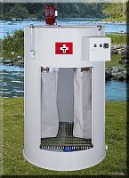 Compact sewage treatment plant