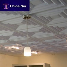 Vinyl suspended ceiling ARISTOCRAT tilepanelfor office