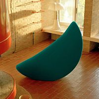 Original design armchair Clofabricwith footrestwith removable cover