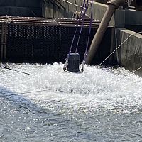 Surface aerator SRAair-jetfor wastewater treatmentfor wastewater treatment plant