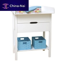 Wooden changing table ISABELLAwith post