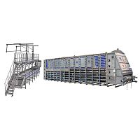 Process sterilizer horizontalfor tomatoes