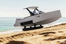 Outboard cabin cruiser Commutertwin-engineplaning hullhard-top