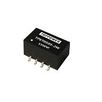 SMD DC/DC converter module TPET-2W seriesencapsulatedunregulatedfor telecom applications
