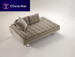 Contemporary daybed CHICAGO LOUNGE DOUBLE BACKfabricindoor