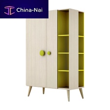 Contemporary wardrobe WOODYwith swing doorschild'swith bookcase