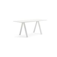 Contemporary high bar table CROSSmelamineFenix NTM®lacquered metal steel base