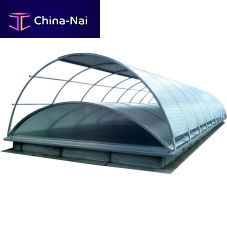 Galvanised steel solar shading VOILE-DMEfor roofhorizontalrigid
