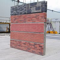 Wall sandwich panel concrete facing