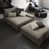 Contemporary daybed MAXIMEfabricleatherindoor