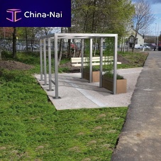 Self-supporting pergola 6.10047woodengalvanised steelmodular