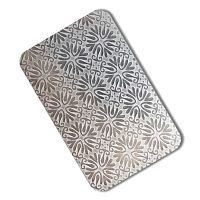Embossed stainless steel sheet metal