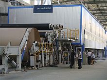 Cardboard making machine