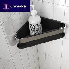 Corner shower tray MORGANraisedchromed metalcommercial