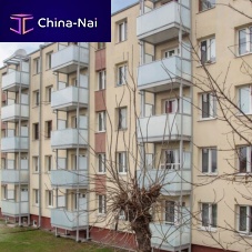 Aluminum railing WILANAwith panelsoutdoorfor balconies