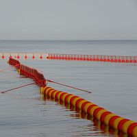 Pollution control boom Debrissafetyfloatingpermanent