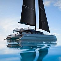 Catamaran AC72cruising
