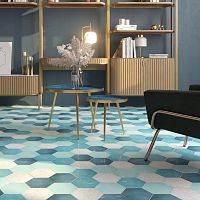 Indoor hexagonal tile WONDERkitchenbathroomwall