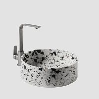 Countertop washbasin HUI concreteroundcontemporary