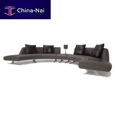 Modular sofa V114 COMPOSITION 2semicircularcontemporaryleather