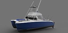 Catamaran express cruiser AB32 SFinboardflybridgesport-fishing