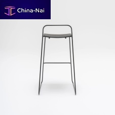 Scandinavian design stool Afiplywoodpowder-coated steel basestackable