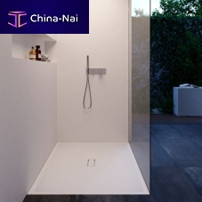 Rectangular shower tray HALFraisedabove floorcomposite