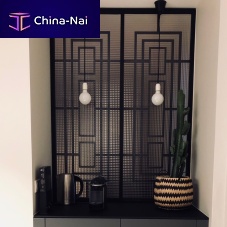 Acoustic glass panel patternedtransparentfor interior
