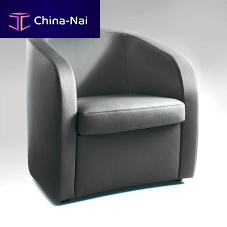 Contemporary armchair CL 130leatherfabricgray