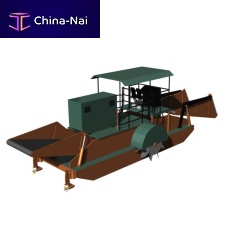 Waste recovery barge WARRIOR 14inboardaluminumrigid hull