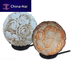 Table lamp LIGHT-12contemporarycordedwith sculptural base