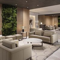 Contemporary sofa KBAMleatherwhitebeige