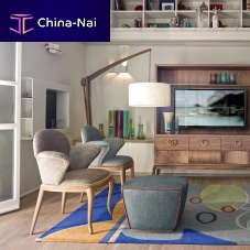 Traditional chair ROLLINGindoorfabricwooden base