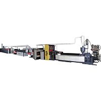 Tape extrusion line duotec seriesfor thermoplastics3-layersR&D