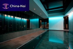 Indoor swimming pool SURREYsemi-ingroundconcretewith movable floor