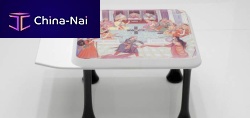 Contemporary coffee table CHAUPARCorian®squarehome