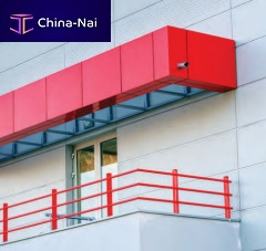 Metal ventilated facade