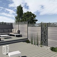 Louvered fence BOSTON PREMIUMgardenfor swimming poolfor construction site