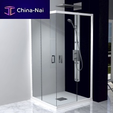 Sliding shower screen 205fixedcorneron shower tray