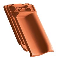 Roof ridge tile FIRSTFIXbarrelventilatedcurved