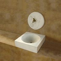 Countertop washbasin PIC5151concrete1-holewithout overflow