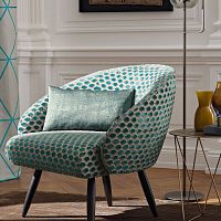 Contemporary chair ZIMMER + ROHDE : CLUBindoorfabricwooden base