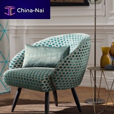 Contemporary chair ZIMMER + ROHDE : CLUBindoorfabricwooden base