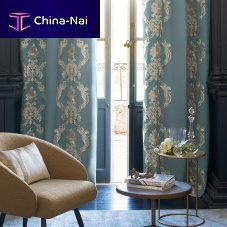 Plain curtain patternedbaroquefloral pattern