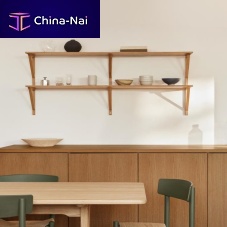 Wall-mounted shelf BM29contemporaryoakwalnut