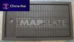 Rectangular shower base PURPLE SLATE SHOWER TRAY recessedslatenon-slip