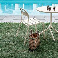 Contemporary chair STECCAoutdooraluminumstackable