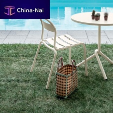 Contemporary chair STECCAoutdooraluminumstackable